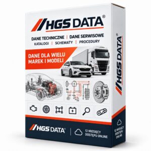 HGS DATA WEBDATABAYS | Dane serwisowe | Osobowe, dostawcze| 12 miesięcy
