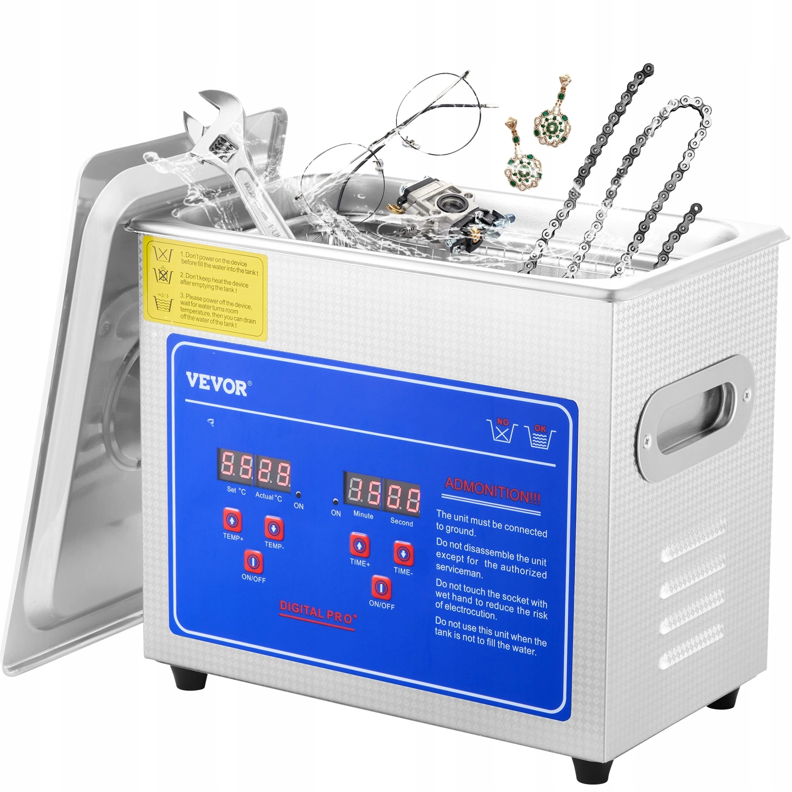 Myjka ultradźwiękowa SucceBuy 3 L 120 W stal nierdzewna